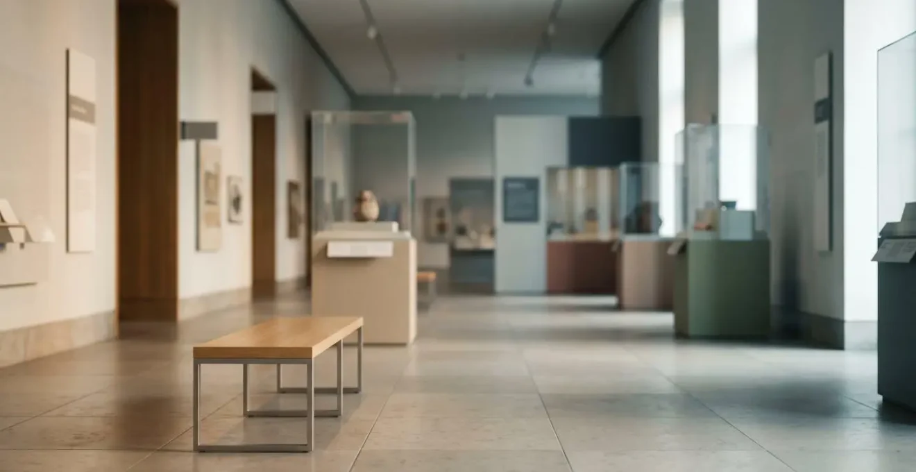 Symbolic representation of museum visitor fatigue and optimal visit duration through environmental composition
