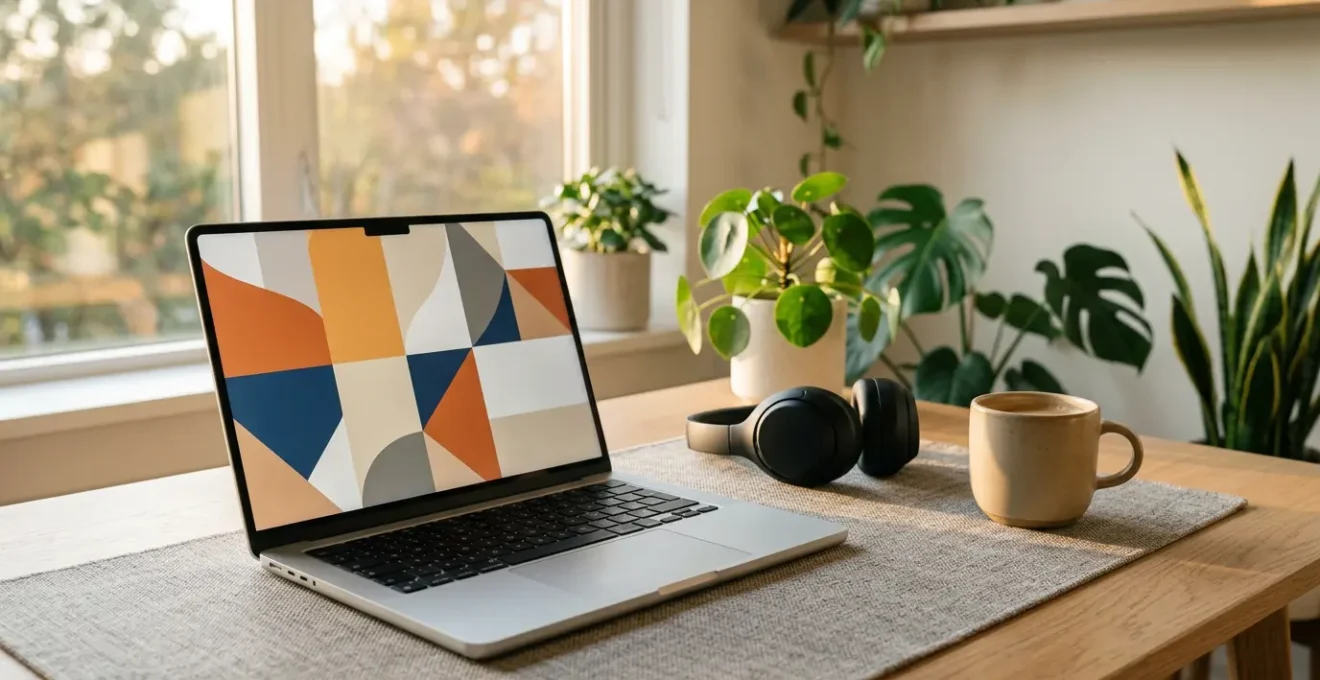 Diverse design team collaborating on a digital project across multiple time zones through connected devices