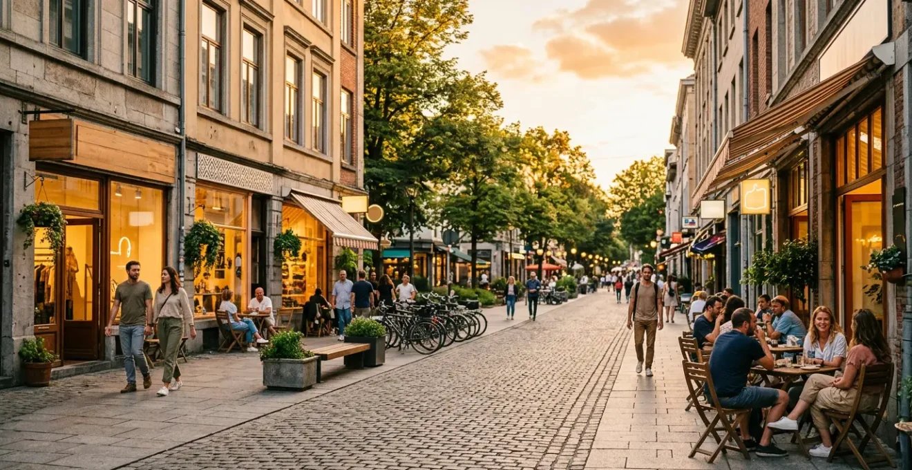 Independent retailer adapting to pedestrianized street environment