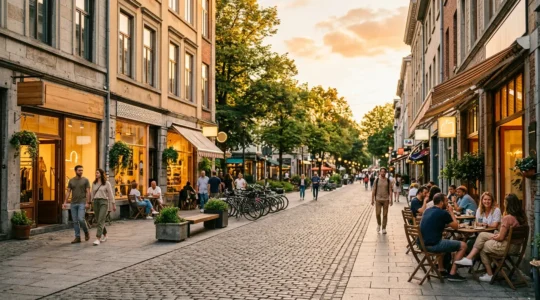 Independent retailer adapting to pedestrianized street environment