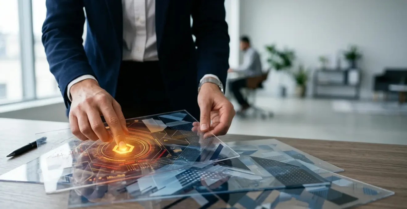 Professional analyzing data charts with critical eye for statistical accuracy in business context