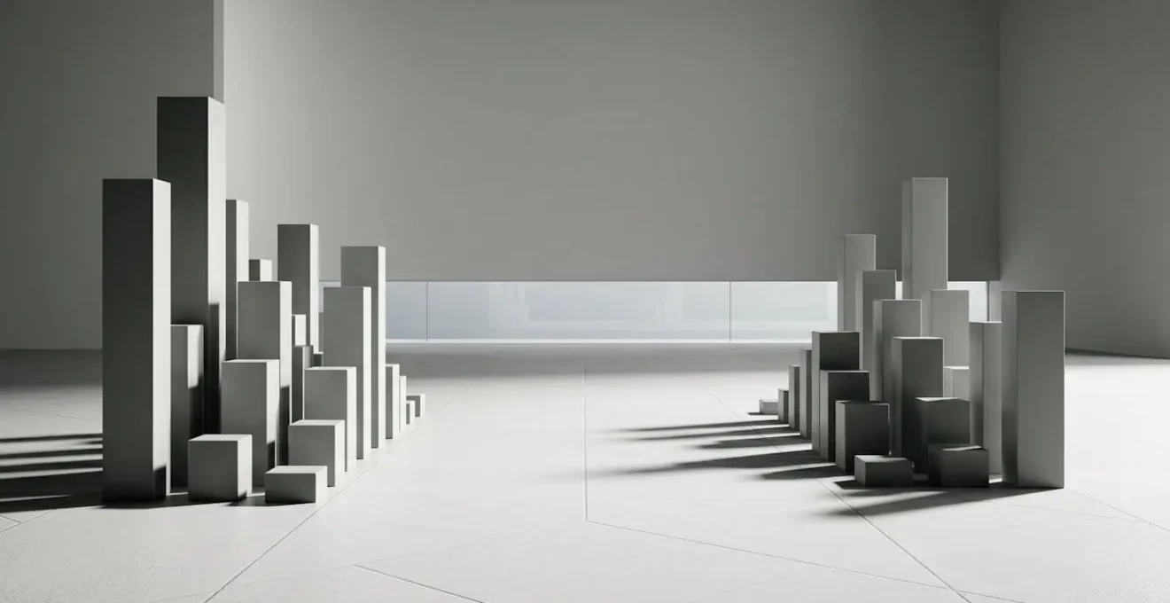 Visual comparison demonstrating how truncated chart axes distort perception of data trends