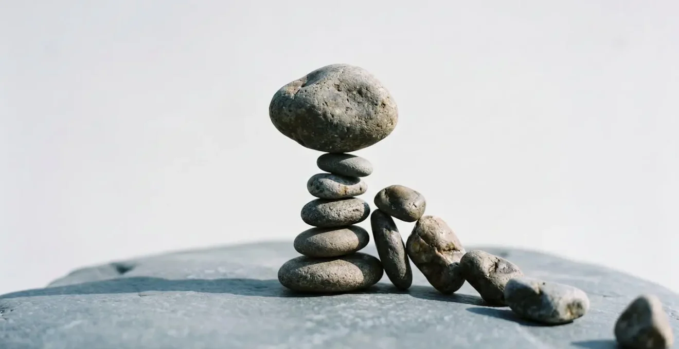 Symbolic representation of the balance between stimulation and performance showing optimal zone concept